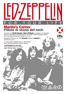 Led Zeppelin For Your Life - Lezione e mostra